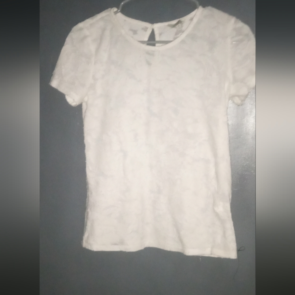Transparent Lucky Brand top